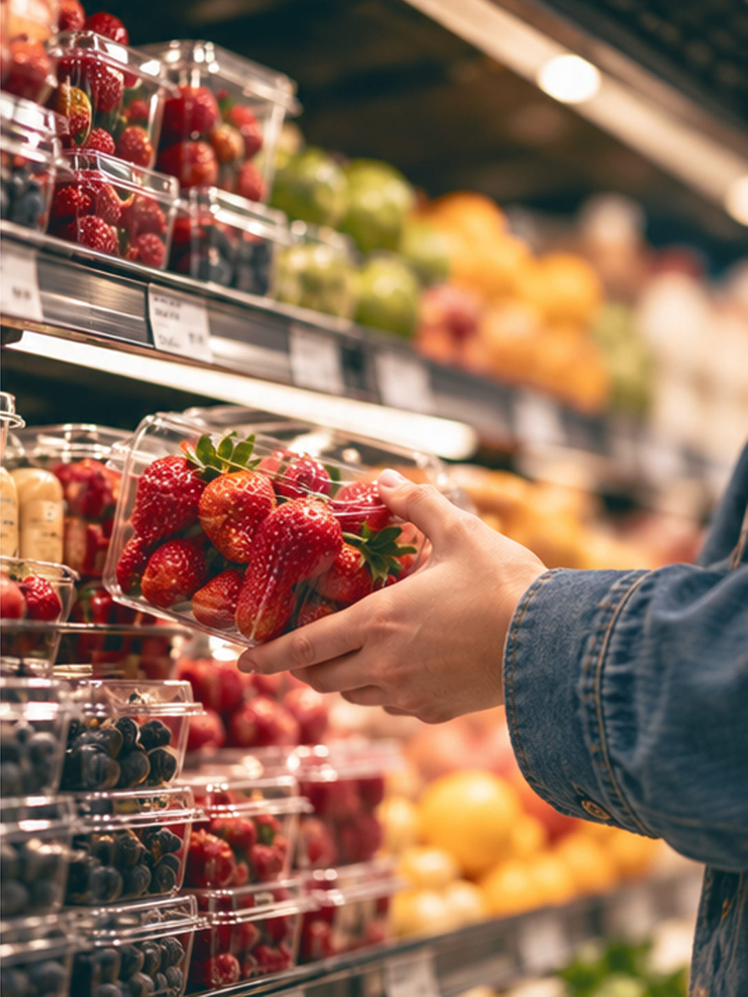 Fresh fruit at a local grocery shop
